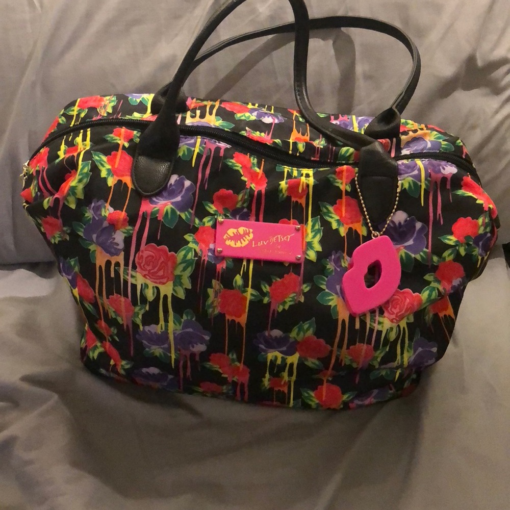 Fun Rose Betsey Johnson Bag